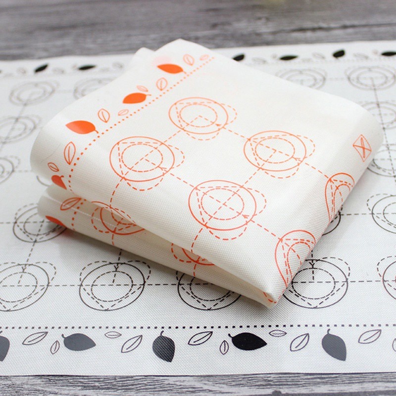 Home Cooking Silicone Baking Mat Fondant Bakeware Macaron Oven Cake Pastry Dough Roll Pad - Image 3