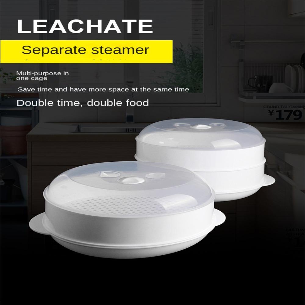 Meal Utensil LAN Oven Steamer Microwave Food Steamed Dumpling Rice Cookware Lid Cooking Container - Image 5