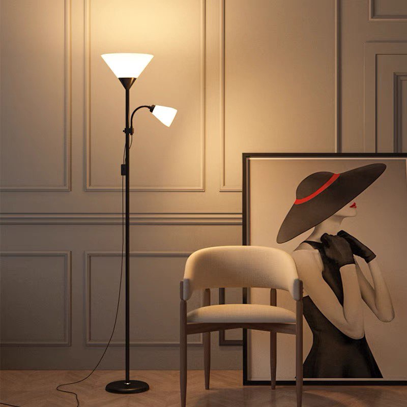 Nordic IKEA Style Stand Lamp Standing Lamp Reading Lamp Bedside Lamp Floor Lamp Lampu Lantai Lampu Berdiri Ruang Tamu
