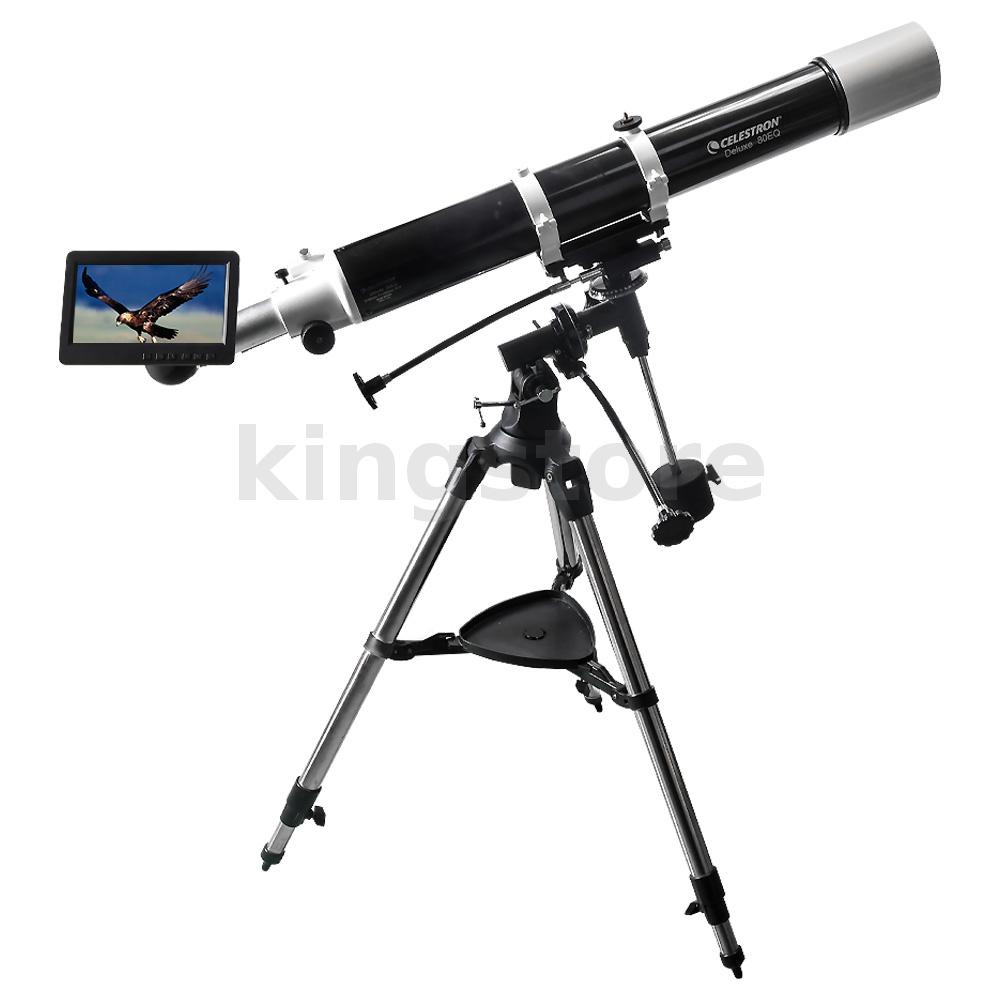 7 inch Astronomical Telescope Electronic Eyepiece Recorder Stargazing Mirror 1.25" 4k Telescope Digital Eyepiece Camera Professional Planetary Camera HD Astronomy