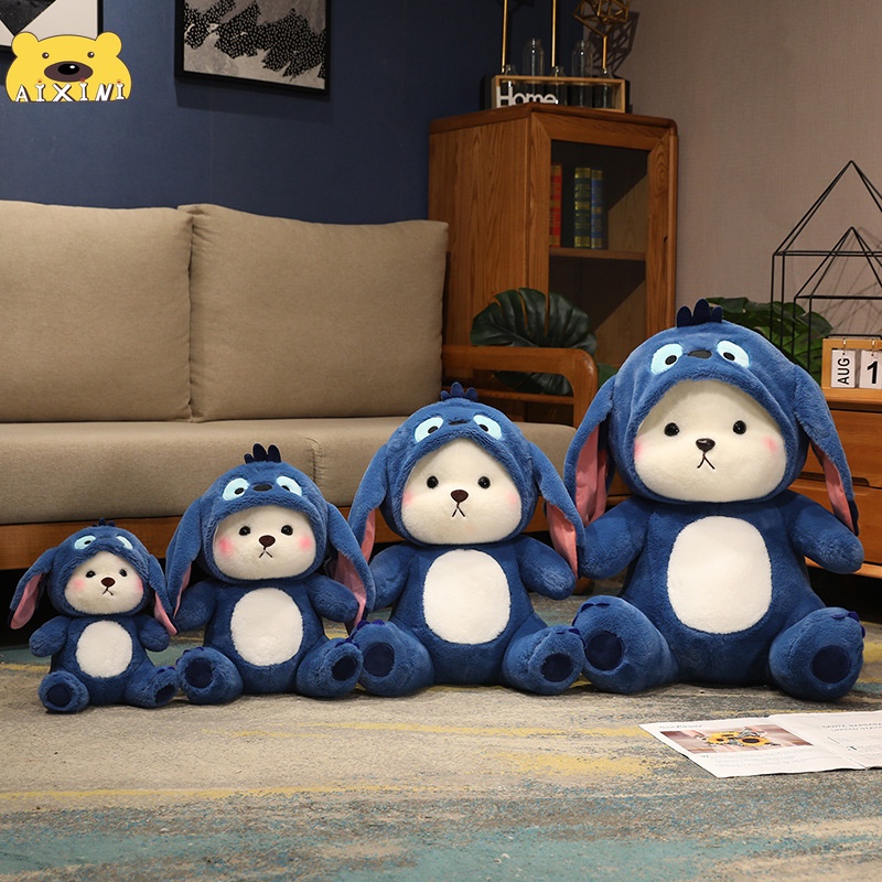 Must Essential Lena Bear Cosplay Stitch Plush Toy Teddy Plushie Doll Toys Soft Stuffed Christ Durable - Image 4