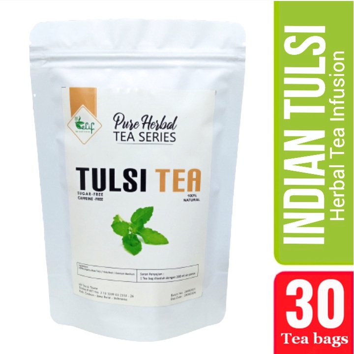 ELIF TEA TULSI TEA : OCIMUM BASILIUM / HOLY BASIL ITALY -v1