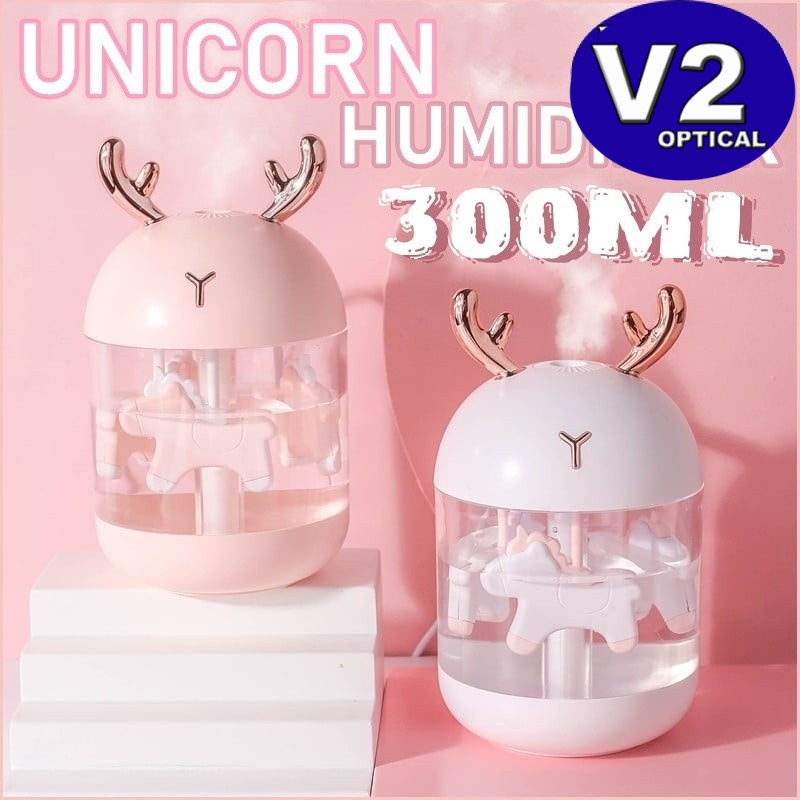 USB Humidifier 300ML Cute Cool big Mist Air Diffuser Colorful LED Night Lamp Humidificador Purifierfor Home/Car