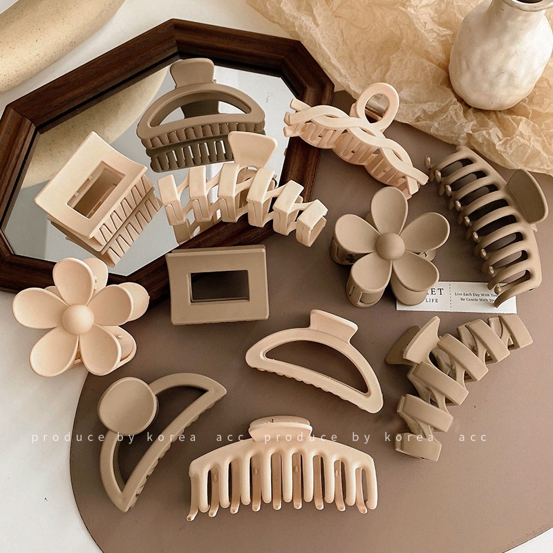 Lightning crab claw hair clips 13 pieces Mixed colors KOREA style creates many styles suitable for all hairstyles