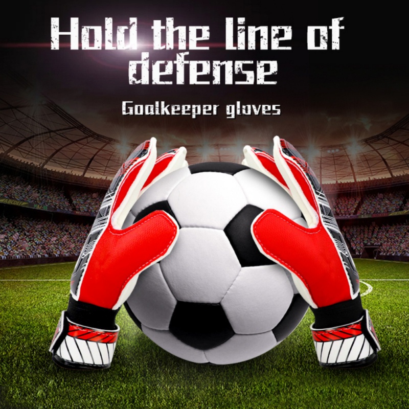 Premium Multi New Kids Gloves Football Soccer Goalkeeper Goalie Full Finger Hand Protection Adult - Image 4