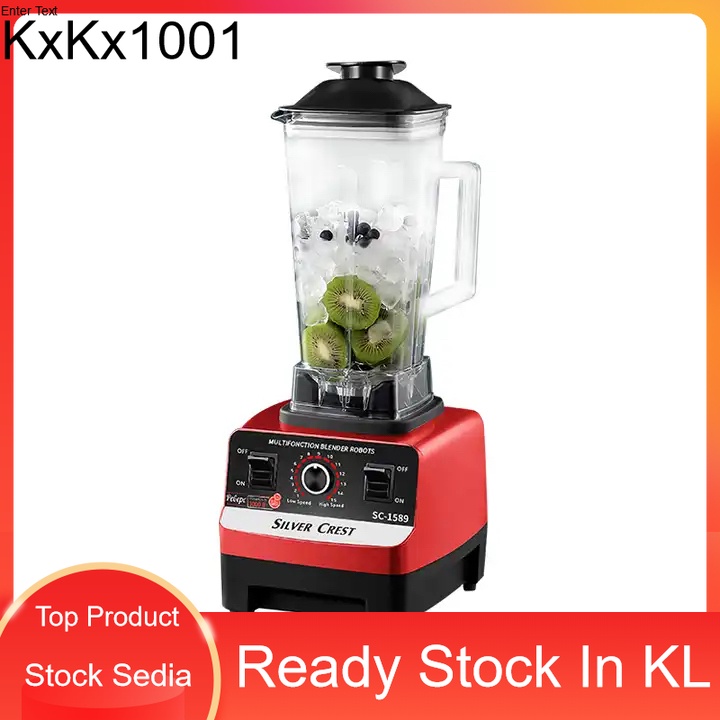 Blender Heavy Duty 2L Blender Pengisar 2L Tugas Berat High Power Food Processor Ice Smoothie Bar Fruit