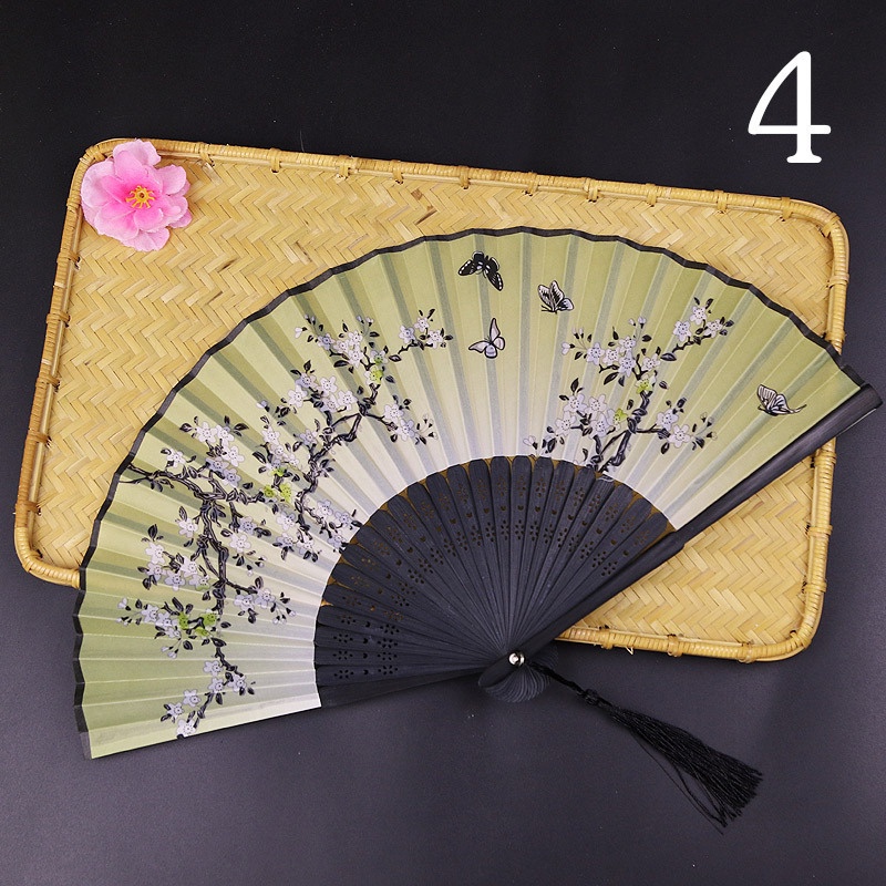 Premium Multi Kipas Vintage Style Silk Folding Fan Chinese Japanese Pattern Art Craft Gift Home Decoration Ornaments ... - Image 5