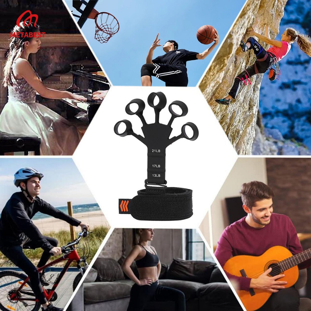 Elegant Chronograph Grip strength trainer five-finger tensioner environmentally friendly silicone wrist finger muscle... - Image 2