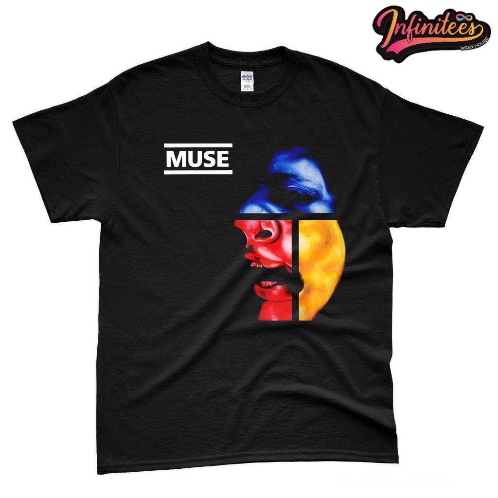 READY STOCK Top Quality Metal Band Tshirt Custom Print Streetwear Muse Ep 1998