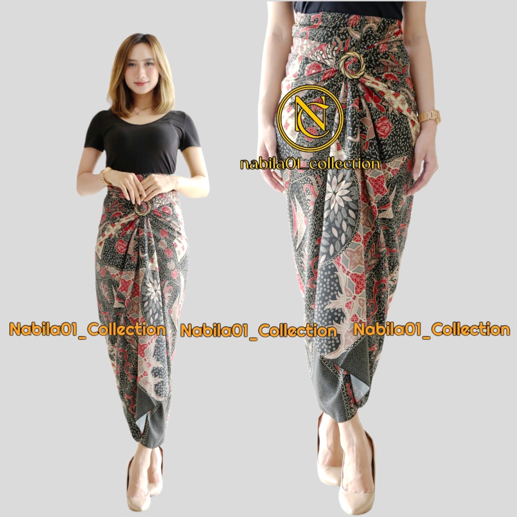 Versatile Quality Batik Lilit Skirt Under Kebaya Traditional Clothing Nabila01_collection 25 Motifs Premium - Image 3