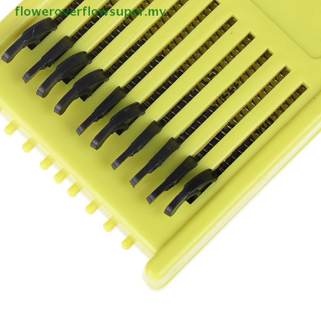 Premium Durable FSMY 1PC Fishing Rig Board Plastic Double Side Spring Hooks Storage Catch Holder HOT - Image 2