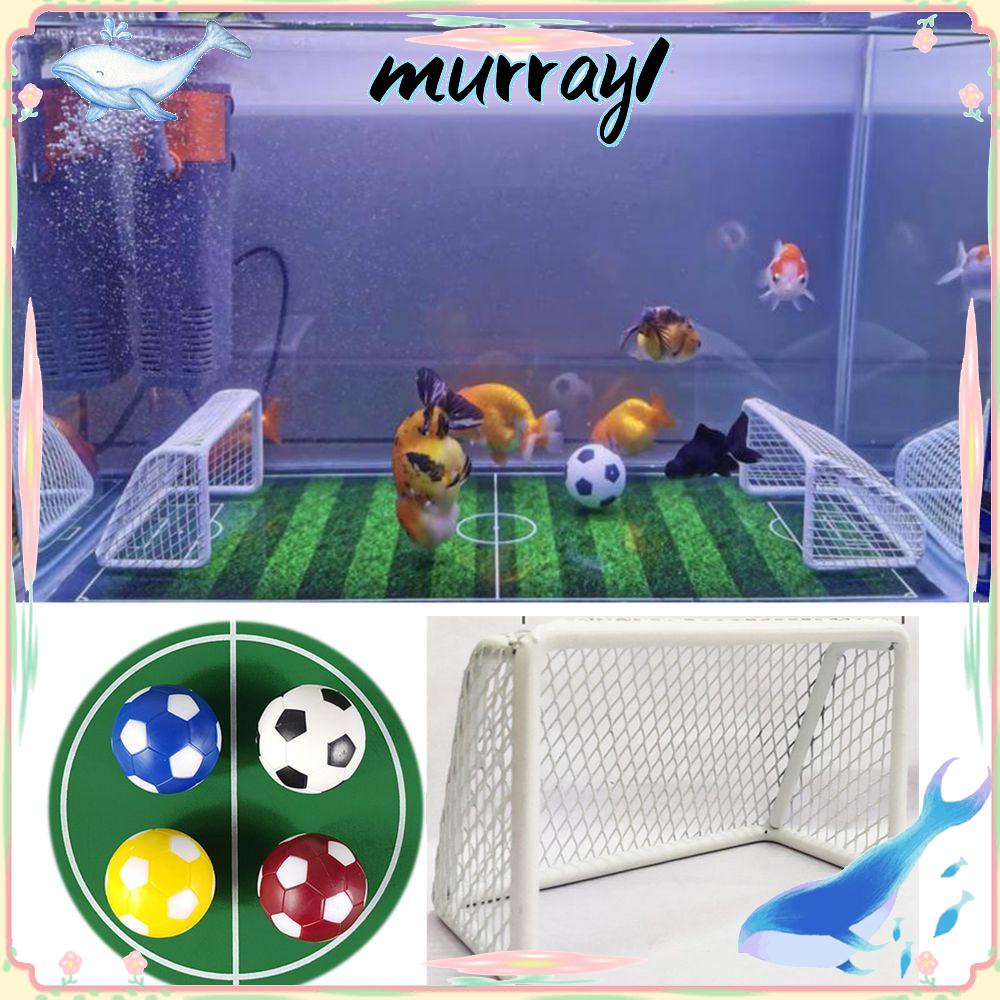 Have Quality MURRAY1 Fish Tank Landscaping Mini Frame Toy Football Goal Sinking Ball Table Essential Durable - Image 5