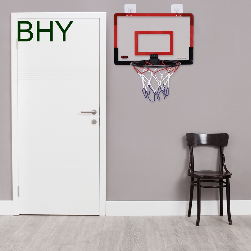 bhy Over The Door Basketball Hoop - Mini Basketball Hoop Indoor With Foldable Flex Rim