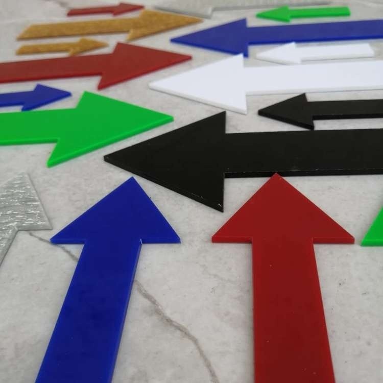 New Product Acrylic Sign Arrow Direction Sign Prompt Sign Warm Prompt Sign Wall Labeling Labeling Labeling Sign XXDY