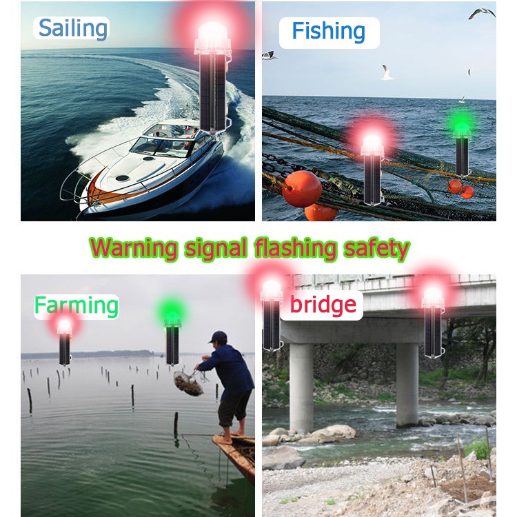 Premium Multi Lampu Solar penanda jaring pancing gillnet Mark signal light marine buoy water proof fishing signs Durable - Image 4