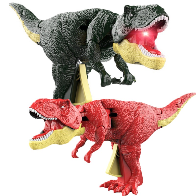 Have Essential Kids Dinosaur Toys Boys Girls 3+Years Old Swing 300° Head Tail Press Swingable Tyrannosaurus Rex Model - Image 5