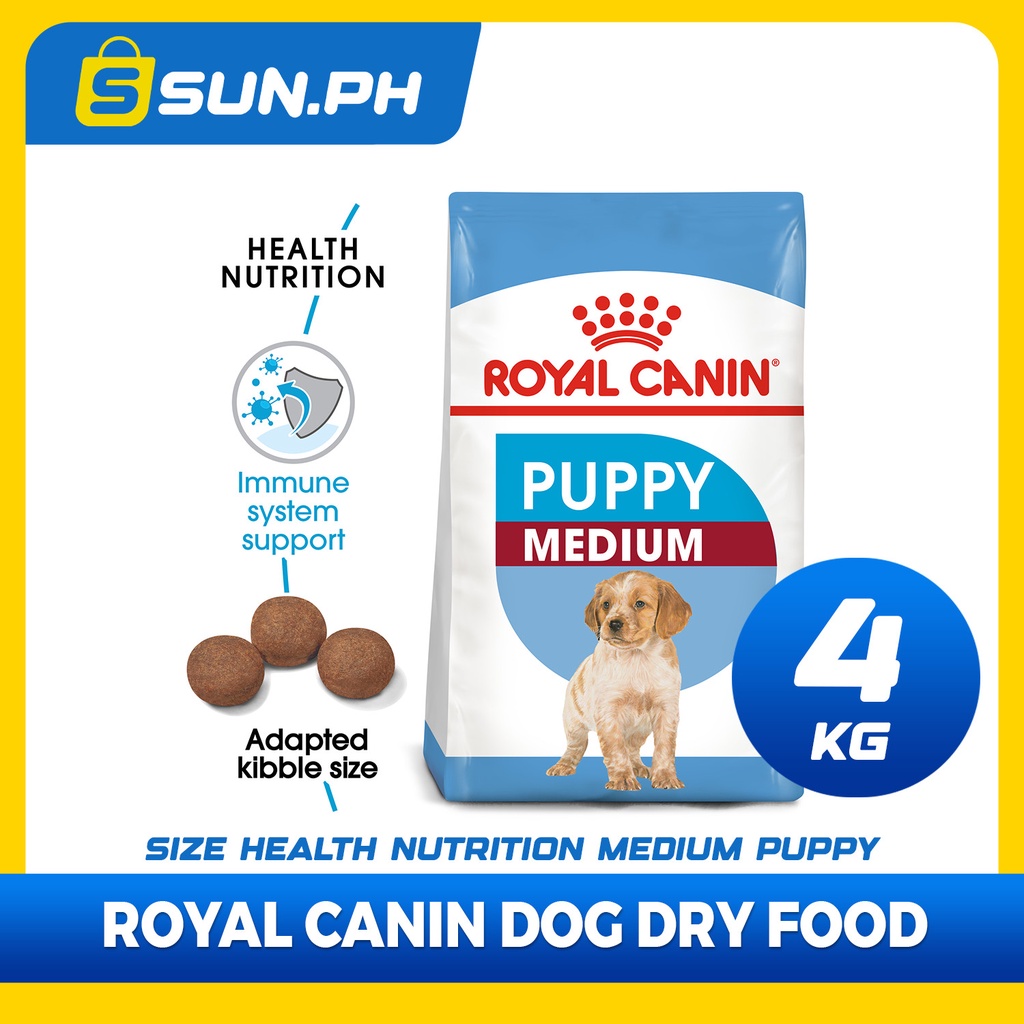 Royal Canin Size Health Nutrition Medium Puppy Dry Dog Food 4kg