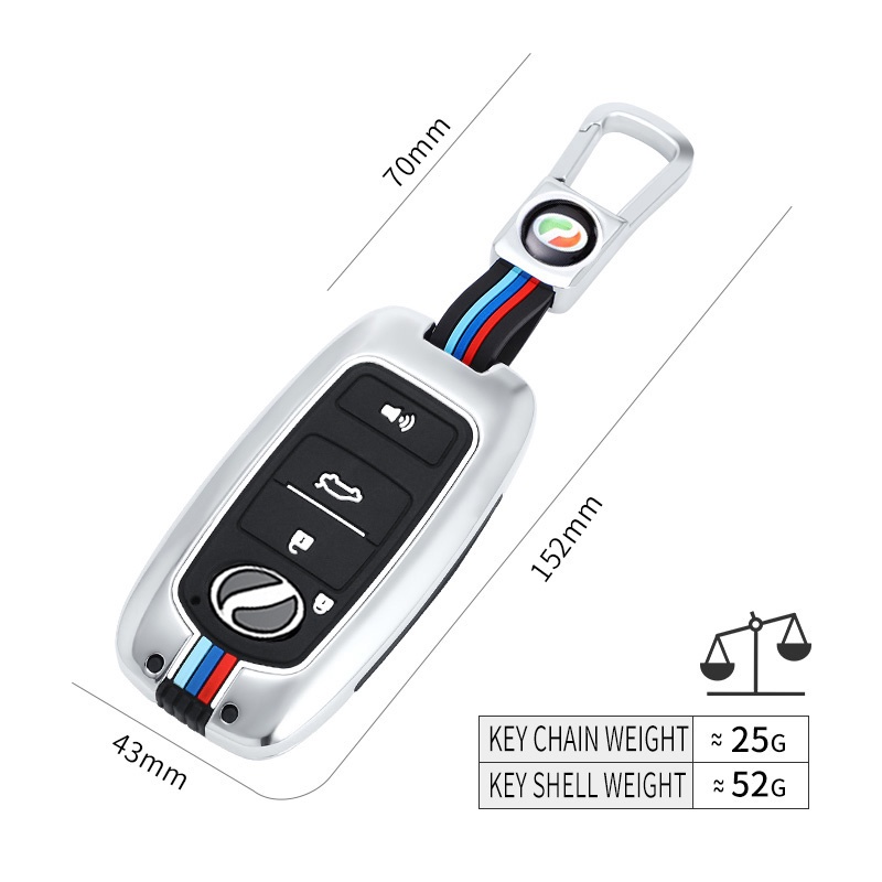 Must Versatile Perodua Ativa / Myvi 2022 2024 Axia Baharu Alza 2023 Remote Metal Key Case Cover Keychain - Image 5