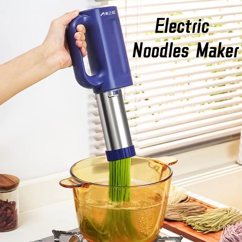 Migecon Home Automatic Noodle Making Machine Small Multi-Function Electric Ramen Making Machine Stainless Steel Noodle Maker