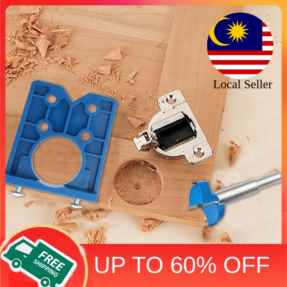 Repair Heavy 35mm Hinge Jig Locator Concealed Cabinet Door Hole Drilling Hardware Tool
 DIY Craft - Image 2
