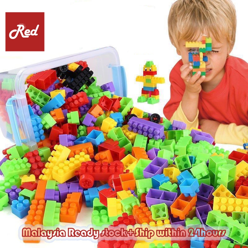 Educational Building Blocks Kids Toys DIY Creative Bricks Eco-Friendly Block Toys早教积木玩具