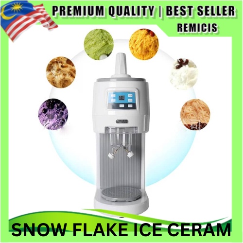 Ice Shaver Commercial Snow Smoothie Large Fully Automatic Ice Crusher Electric Sponge Ice Machine