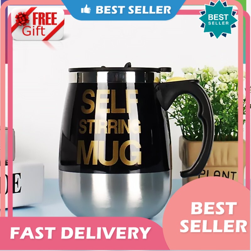 Coffee Stirrer Stainless Steel Automatic Mixing Mug Powerful