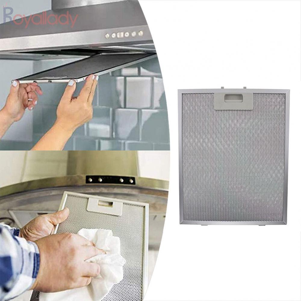 Silver Cooker Hood Filters Metal Mesh Extractor Vent Filter 300 x 240 x 9mm