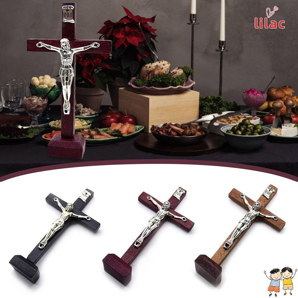 LAC Cross Tabletop Decor Religious Office Home Desktop Decor