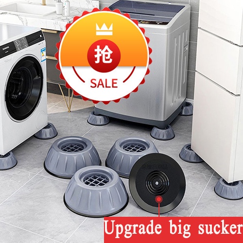 FEELING 4PCS🔥Pelapik Kaki Mesin Basuh,Non-Slip Washing Machine Rubber Washer Fixed Pad,Washing Machine Rack,Washing Machine Stand,Washing Machine Drain Cover,Table and Chair Anti-slip Mat,Universal Anti-Vibration Feet Pads,Dryer Refrigerator Bas