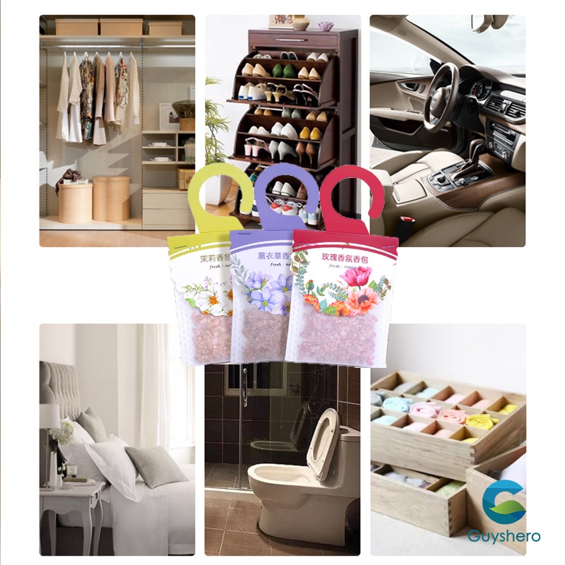 Portable Travel Aromatherapy Incense Wardrobe Sachet Air Fresh Freshener Scent Bag Natural Smell Perfume Essential Oi... - Image 4