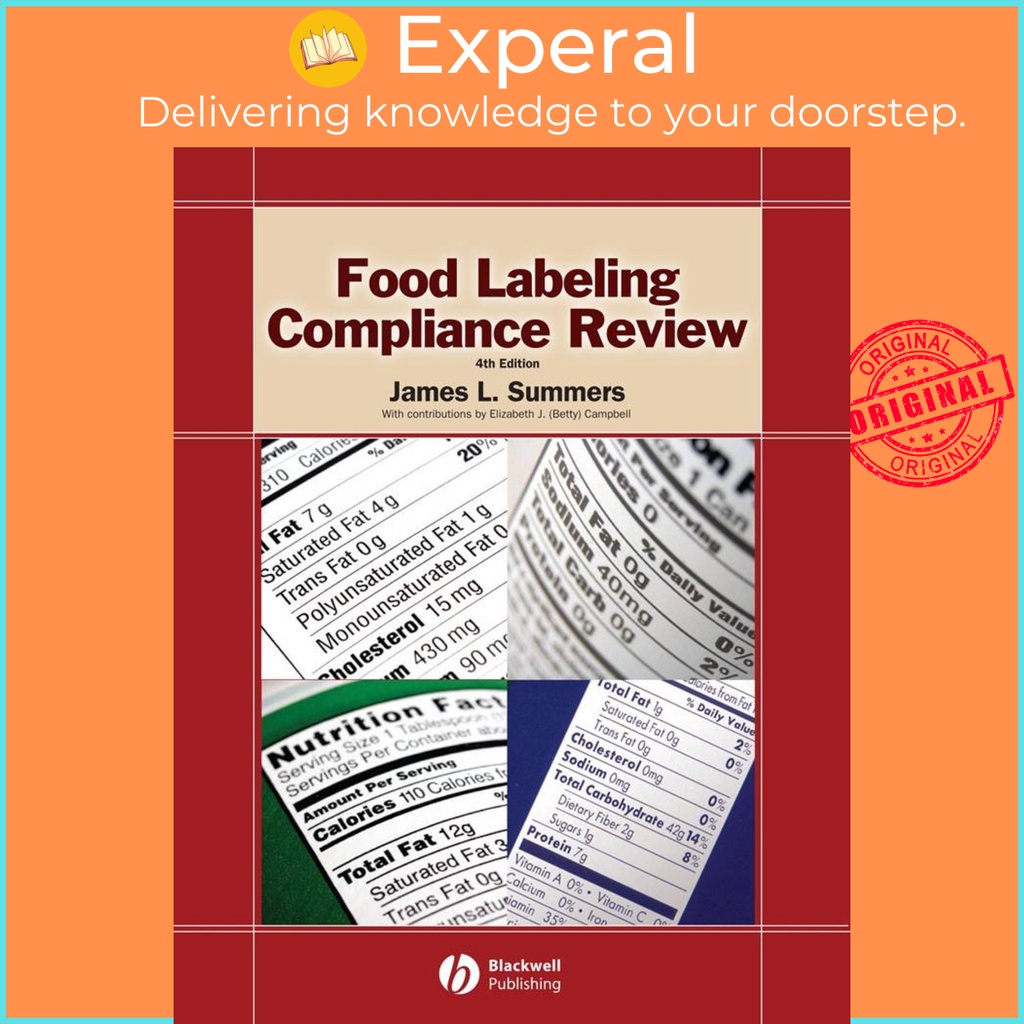 [English - 100% Original] - Food Labeling Compliance Review by James L. Summers (US edition, paperback)