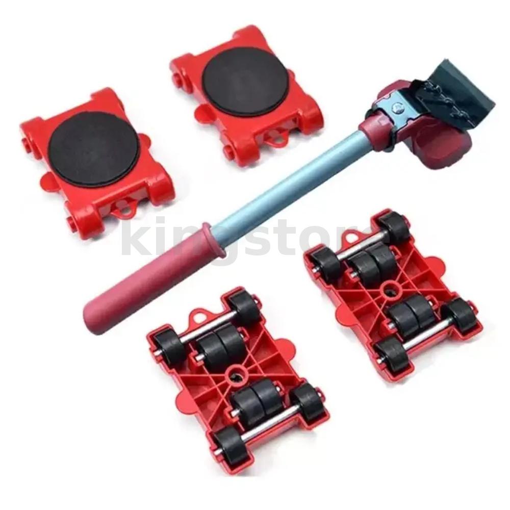 5PCS Premium Furniture Moving Slider Tool Kit Easy Heavy Compatibility Energy Saving Solution