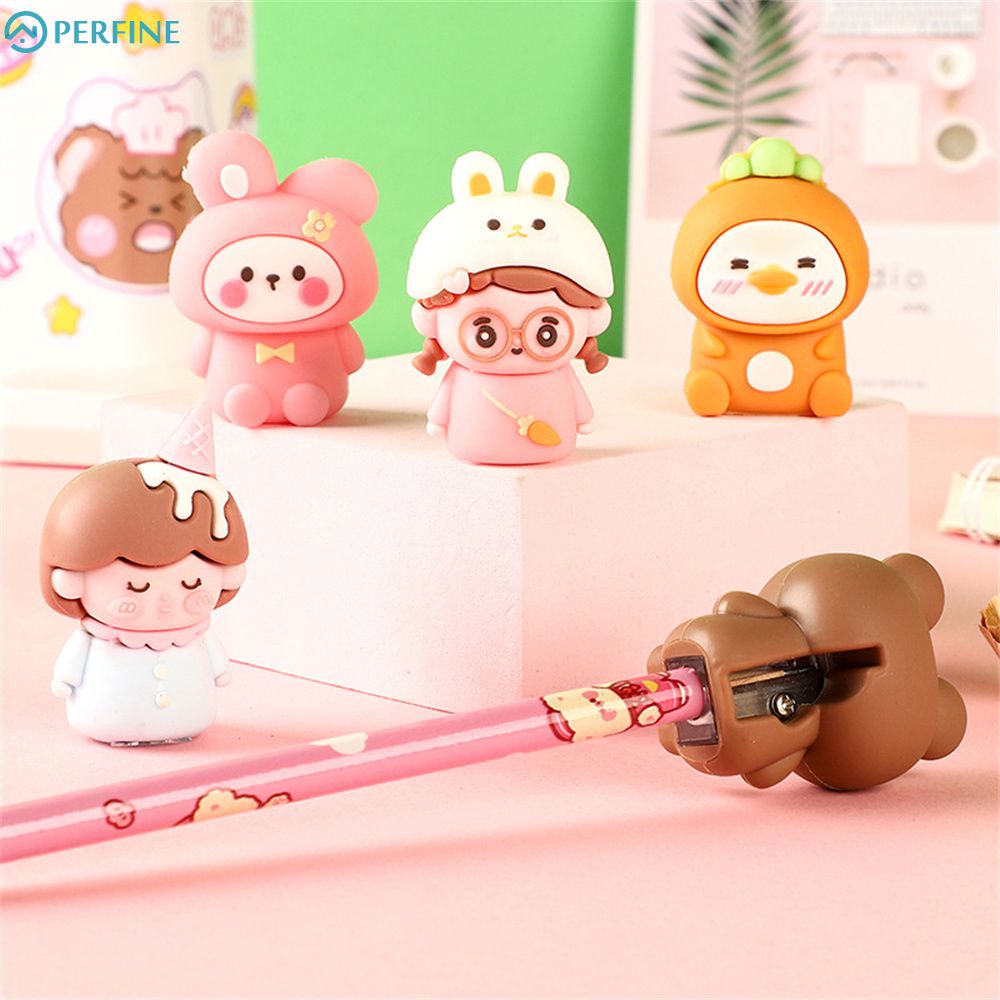 Cartoon Pencil Sharpener Cute School Supplies Stationery Back To School Pencil Sharpener Pencil Office Supplies School Supplies Stationery Supplies PE