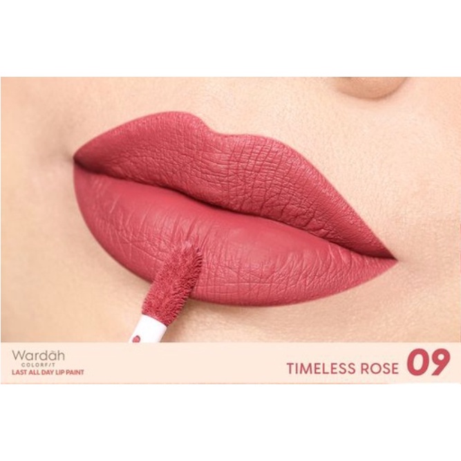 Reliable Versatile Colorfit Wardah Last All Day Lip Paint Cream Matte 4.2g Durable - Image 3