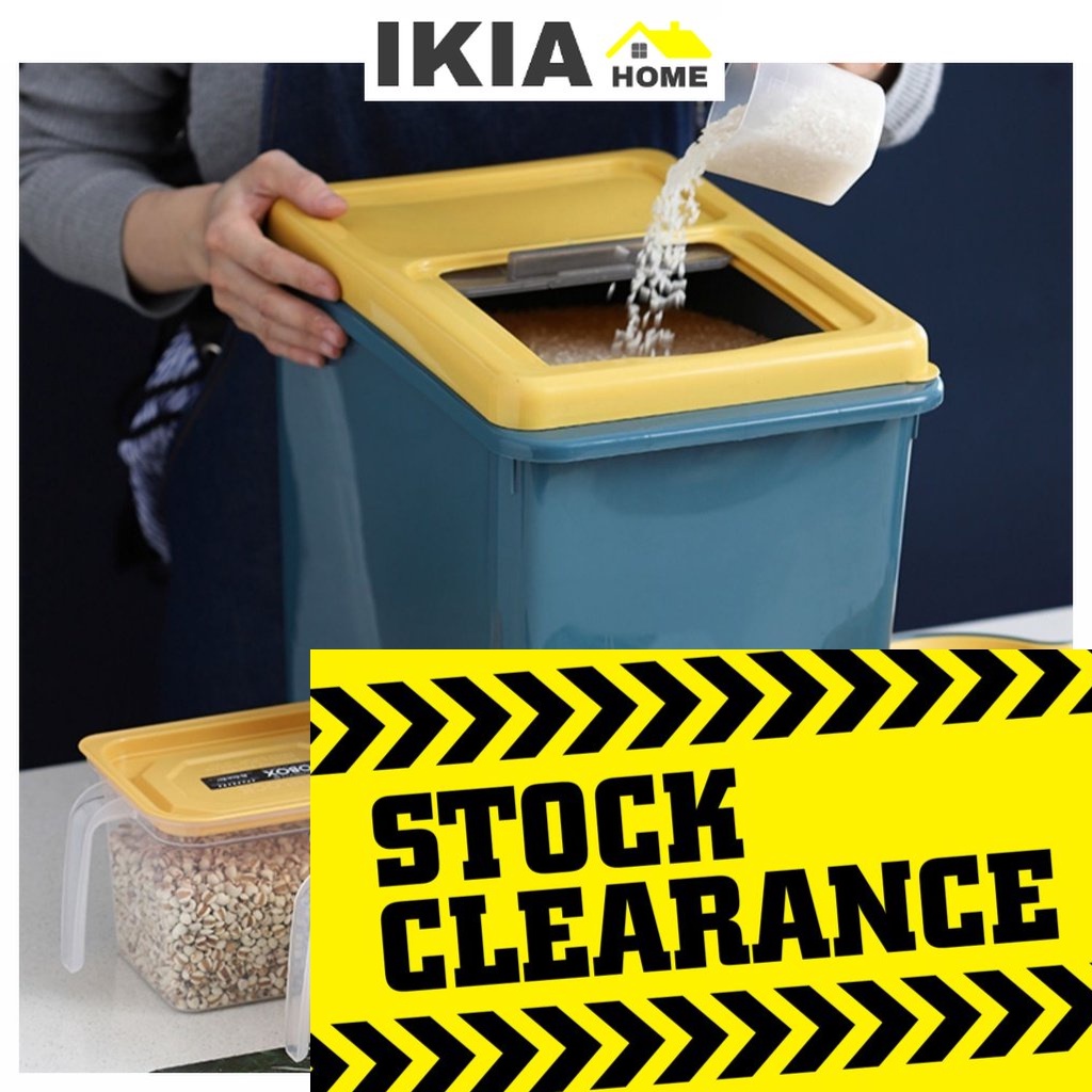 5kg 10kg 15kg Rice Storage Container Box Grains Storage/Bekas Penyimpan Beras 米桶