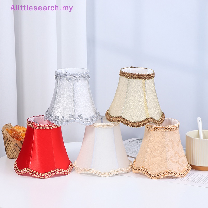 Alittlesearch Simple Chandelier Lamp Shade Retro Chandelier Cloth Lampshade Nordic Style Modern Lamp Cover For Home Decoration MY