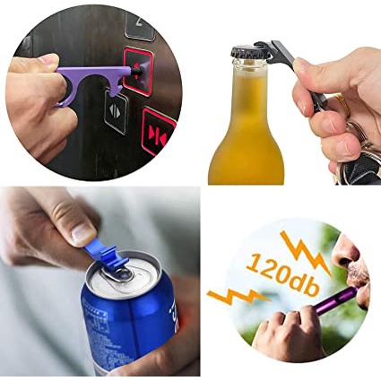 Must Have Self Defense Keychain Set Women Kids Safety Accessories Safe Sound Personal Alarm Purpose - Image 3