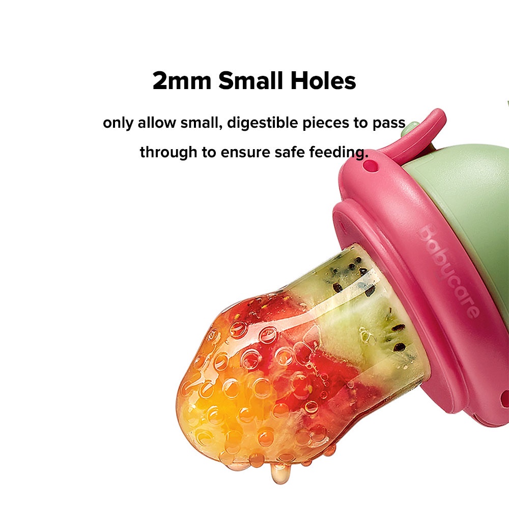 Meal Home Bc Babycare 2pcs Baby Food Feeder Fruit Pacifier S+L Infant Teething Toy Teether - Image 2