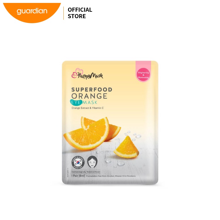 Happy Mask Superfood Eye Mask Orange Vitamin C (1's)