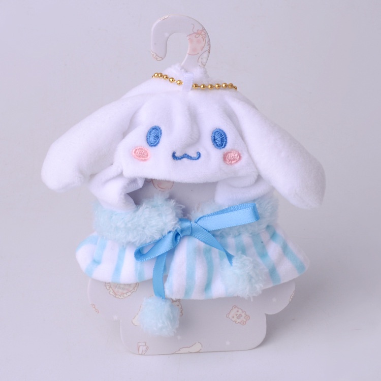 Durable Quality Kawaii Sanrio Hello Kitty Kuromi Melody Cinnamoroll Plush Doll Accessories Creative Plushie Cape Clot... - Image 3