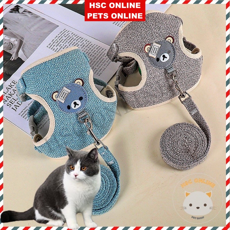 Tali Kucing Berjalan Murah Pet Harness Lead Dog Harness Lead Cat Rope Dog Rope Adjustable Tali Kucing Panjang 宠物牵引绳 狗牵引绳