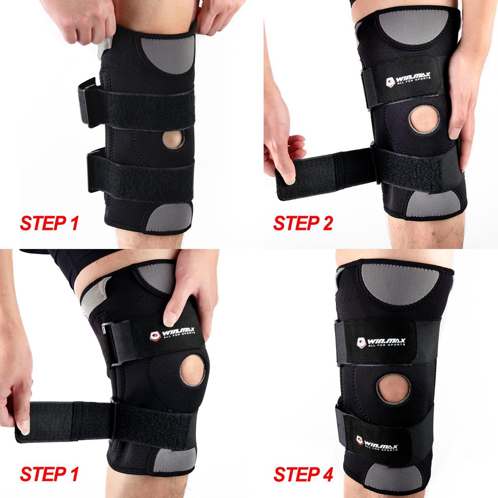Essential Multi (Ready Stock)Winmax Knee Guard Pressurization Brace Protector Men Women Sports Pad Fit Have Purpose - Image 4