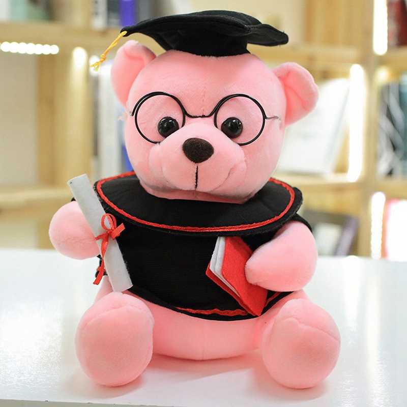 Purpose Multi Jinfucha 18cm Graduation Bear Class of 2021 Stuffed Animal Plush Gift Reliable - Image 3