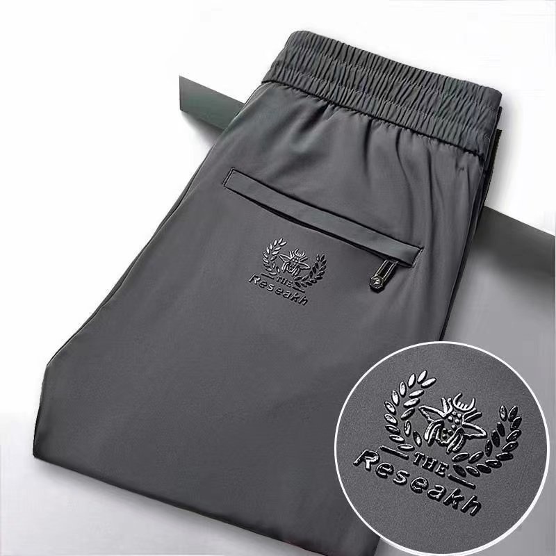 Purpose Durable Seluar lelaki Korean Casual long Pants men Summer Slim Fit Stretchable Flexible Cropped Trousers Have - Image 2