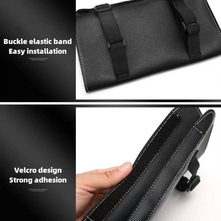 Reliable Premium 1set Universal Car Sun Visor Tissue Box Holder PU Leather Cover Case Accessories Toyota logo CHR Hil... - Image 2