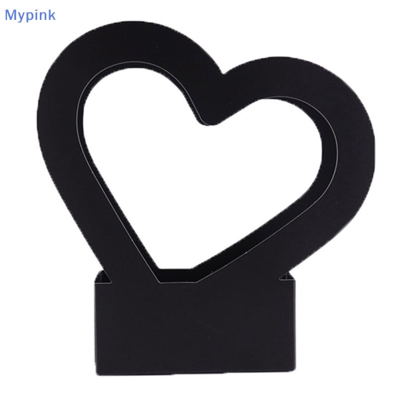 MY Accessory Mypink Heart Portable Flowers Basket Romantic Wedding Kraft Bags Gift Wrapping - Image 2