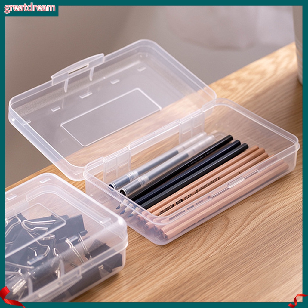 Premium Durable <GD> Plastic Pen Holder Daily Life Large Capacity Stationery Boxes Must - Image 2