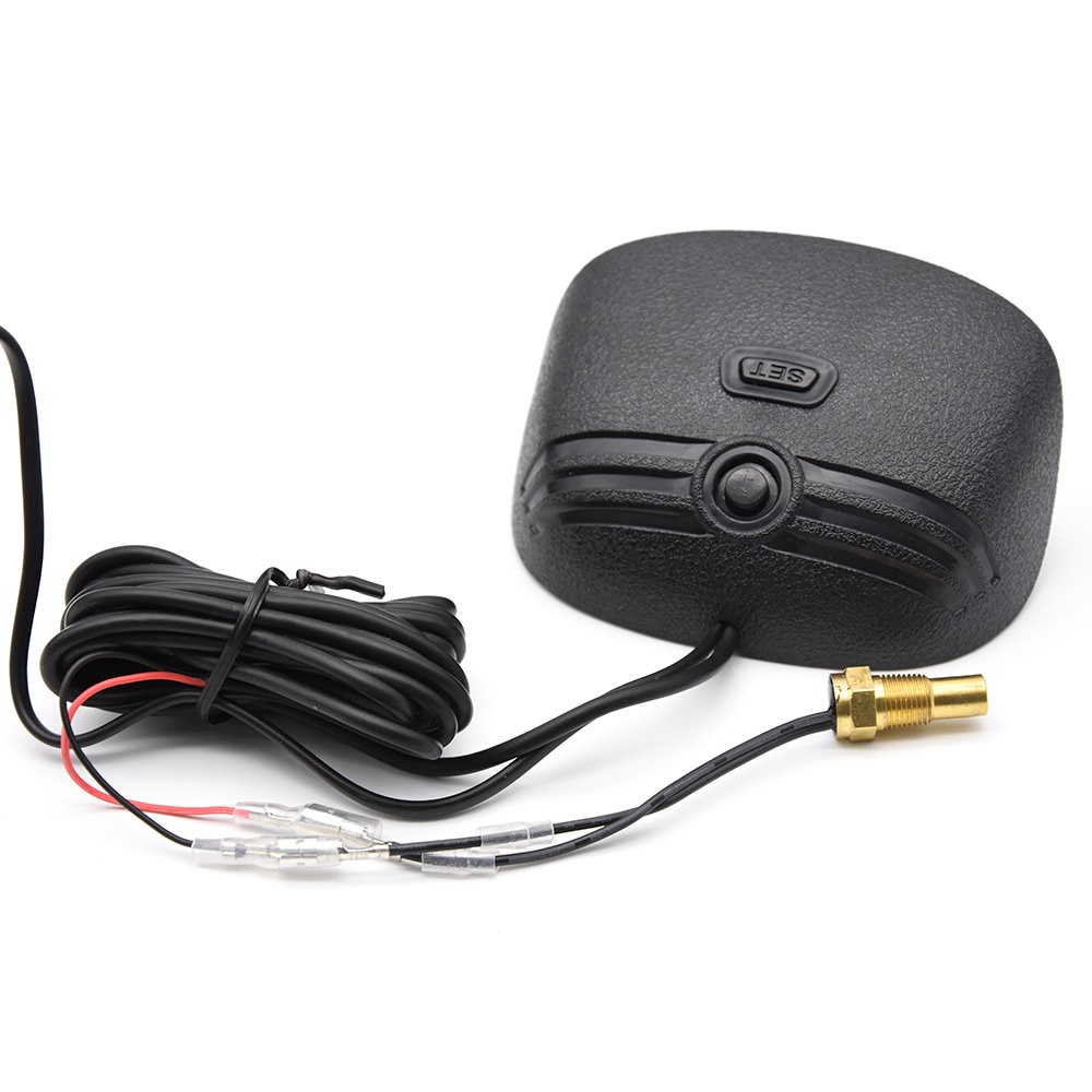 Essential Have 12V Digital Water Temperature Gauge Car + Volt Sensor Head Plug Joint Pipe Radiator Hose Ad - Image 5