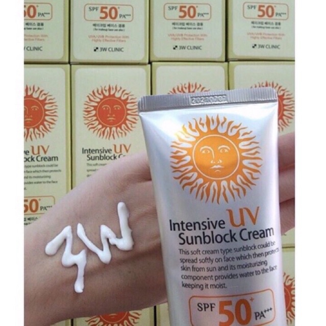 3W Clinic Sunscream Intensive Sunblock Cream SPF 50++ orignal wholesale price